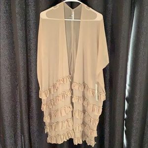 And or’ Vogue sleeveless shawl sz M